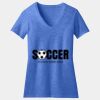 Women's Perfect Blend ® CVC V Neck Tee Thumbnail