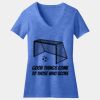 Women's Perfect Blend ® CVC V Neck Tee Thumbnail