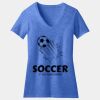 Women's Perfect Blend ® CVC V Neck Tee Thumbnail