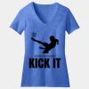 Women's Perfect Blend ® CVC V Neck Tee Thumbnail