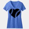 Women's Perfect Blend ® CVC V Neck Tee Thumbnail