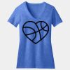 Women's Perfect Blend ® CVC V Neck Tee Thumbnail