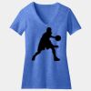 Women's Perfect Blend ® CVC V Neck Tee Thumbnail