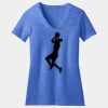 Women's Perfect Blend ® CVC V Neck Tee Thumbnail