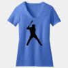 Women's Perfect Blend ® CVC V Neck Tee Thumbnail