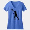 Women's Perfect Blend ® CVC V Neck Tee Thumbnail