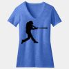 Women's Perfect Blend ® CVC V Neck Tee Thumbnail