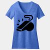 Women's Perfect Blend ® CVC V Neck Tee Thumbnail