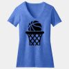 Women's Perfect Blend ® CVC V Neck Tee Thumbnail