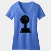 Women's Perfect Blend ® CVC V Neck Tee Thumbnail