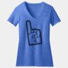 Women's Perfect Blend ® CVC V Neck Tee Thumbnail