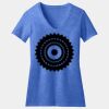 Women's Perfect Blend ® CVC V Neck Tee Thumbnail