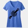 Women's Perfect Blend ® CVC V Neck Tee Thumbnail