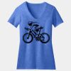 Women's Perfect Blend ® CVC V Neck Tee Thumbnail