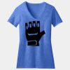Women's Perfect Blend ® CVC V Neck Tee Thumbnail
