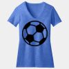 Women's Perfect Blend ® CVC V Neck Tee Thumbnail