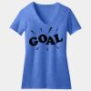 Women's Perfect Blend ® CVC V Neck Tee Thumbnail