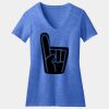 Women's Perfect Blend ® CVC V Neck Tee Thumbnail