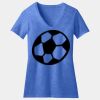 Women's Perfect Blend ® CVC V Neck Tee Thumbnail