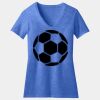 Women's Perfect Blend ® CVC V Neck Tee Thumbnail