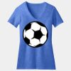 Women's Perfect Blend ® CVC V Neck Tee Thumbnail