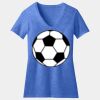 Women's Perfect Blend ® CVC V Neck Tee Thumbnail