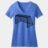 Women's Perfect Blend ® CVC V Neck Tee Thumbnail