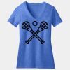 Women's Perfect Blend ® CVC V Neck Tee Thumbnail