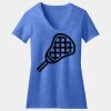 Women's Perfect Blend ® CVC V Neck Tee Thumbnail