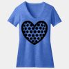 Women's Perfect Blend ® CVC V Neck Tee Thumbnail