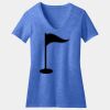 Women's Perfect Blend ® CVC V Neck Tee Thumbnail