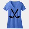 Women's Perfect Blend ® CVC V Neck Tee Thumbnail