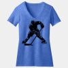 Women's Perfect Blend ® CVC V Neck Tee Thumbnail