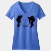 Women's Perfect Blend ® CVC V Neck Tee Thumbnail