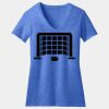 Women's Perfect Blend ® CVC V Neck Tee Thumbnail