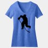 Women's Perfect Blend ® CVC V Neck Tee Thumbnail