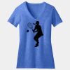 Women's Perfect Blend ® CVC V Neck Tee Thumbnail