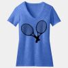 Women's Perfect Blend ® CVC V Neck Tee Thumbnail