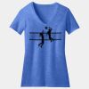 Women's Perfect Blend ® CVC V Neck Tee Thumbnail