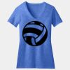 Women's Perfect Blend ® CVC V Neck Tee Thumbnail