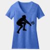 Women's Perfect Blend ® CVC V Neck Tee Thumbnail