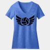 Women's Perfect Blend ® CVC V Neck Tee Thumbnail