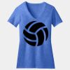 Women's Perfect Blend ® CVC V Neck Tee Thumbnail