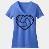 Women's Perfect Blend ® CVC V Neck Tee Thumbnail
