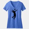 Women's Perfect Blend ® CVC V Neck Tee Thumbnail
