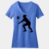 Women's Perfect Blend ® CVC V Neck Tee Thumbnail