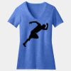 Women's Perfect Blend ® CVC V Neck Tee Thumbnail