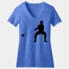 Women's Perfect Blend ® CVC V Neck Tee Thumbnail