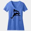 Women's Perfect Blend ® CVC V Neck Tee Thumbnail