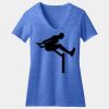 Women's Perfect Blend ® CVC V Neck Tee Thumbnail